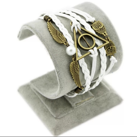 🔹️Harry Potter White Deathly Hallows Bracelet - Picture 4 of 5
